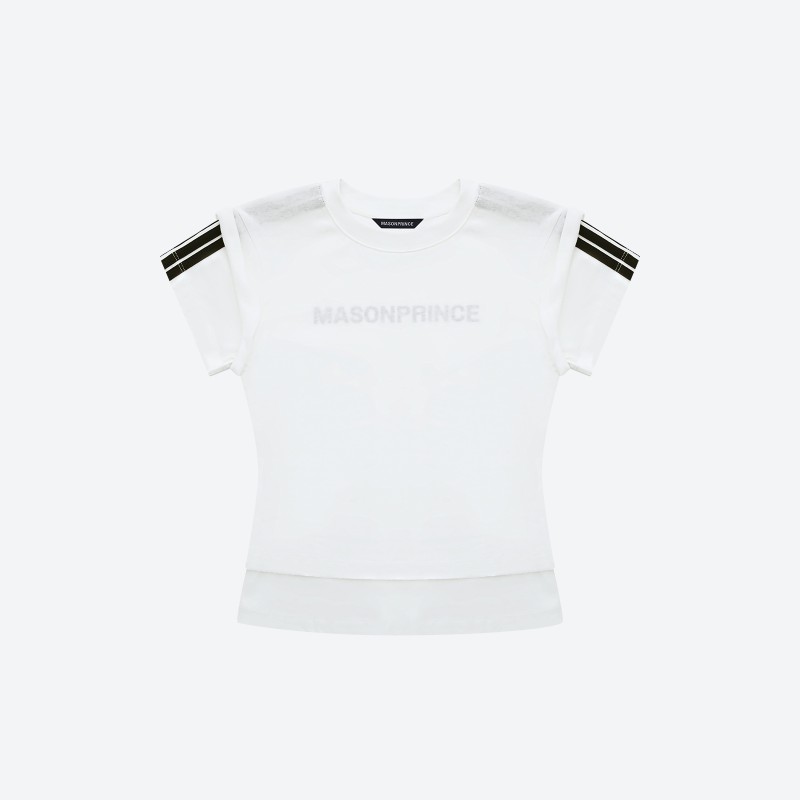 4-Stripe Layered T-shirt